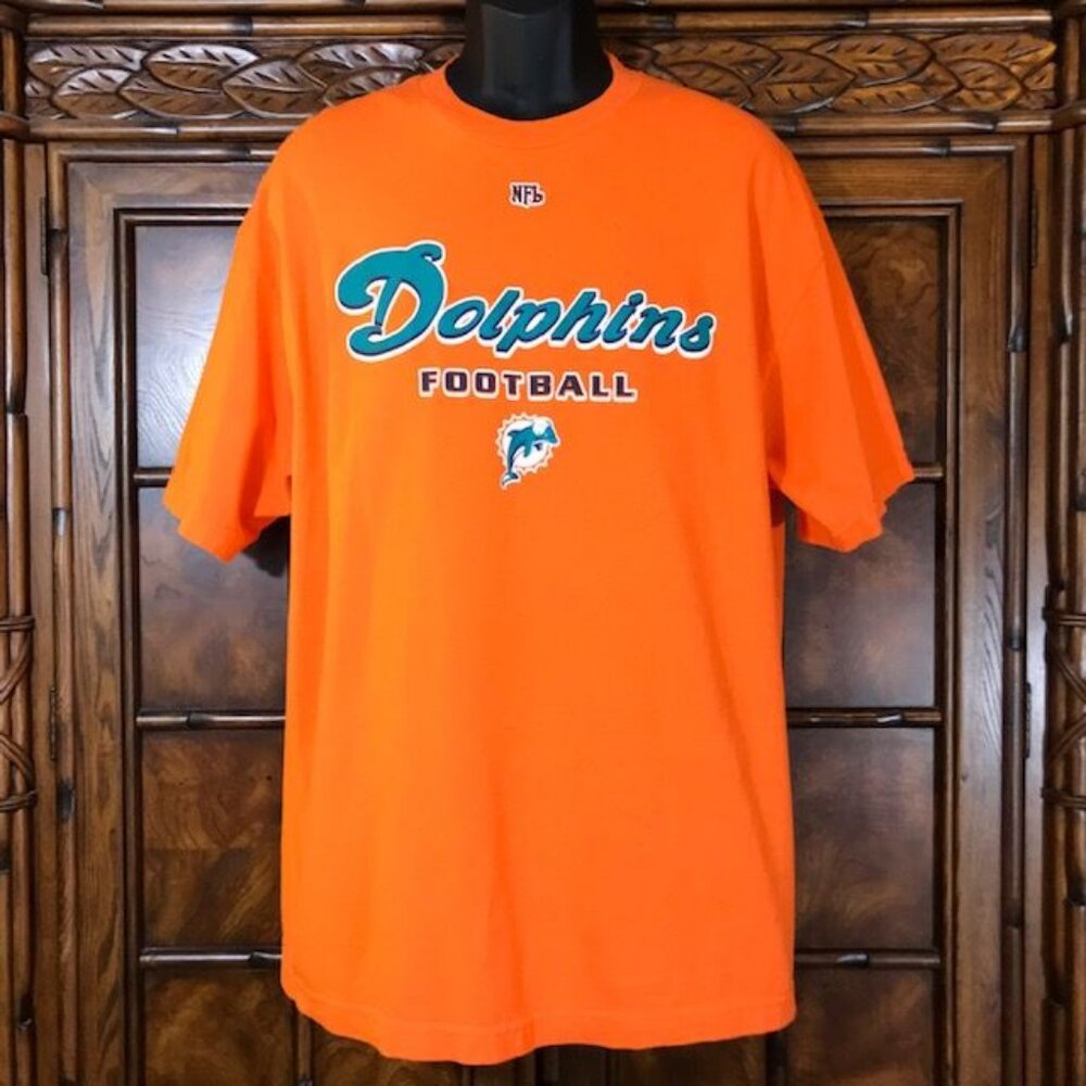 NFL Miami Dolphins 100% Preshrunk Cotton Tshirt